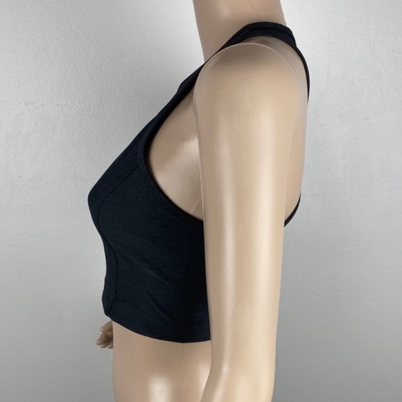 NEW OUTDOOR VOICES CHARCOAL GRAY CROP TOP - Picture 6 of 10